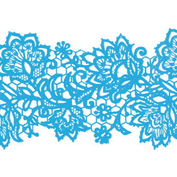 Кружево № 7 Голубое Н-60 (3шт)