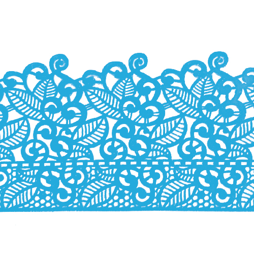 Мереживо №10 Блакитне Н-60 (3шт)