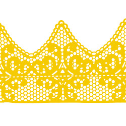 Мереживо № 2 Жовте Н-60 (3шт) Мереживо № 2 Жовте Н-60 (3шт)