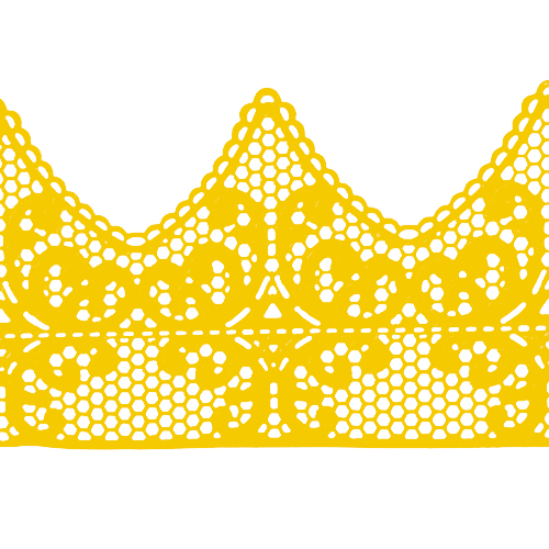 Кружево № 2 Желтое Н-60 (3шт)