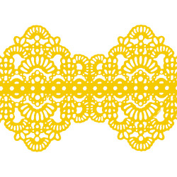 Мереживо № 6 Жовте Н-60 (3шт) Мереживо № 6 Жовте Н-60 (3шт)