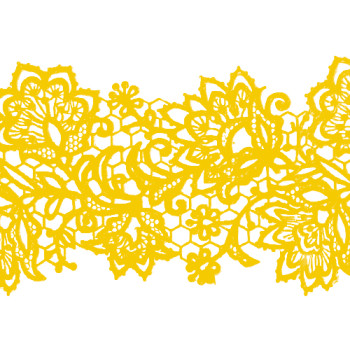 Кружево № 7 Желтое Н-60 (3шт)