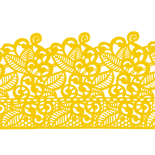 Мереживо №10 Жовте Н-60 (3шт)