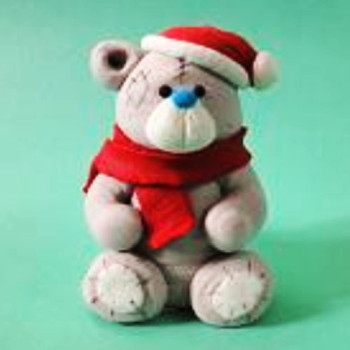 Різдвяний ведмедик Н70 D45 /24шт