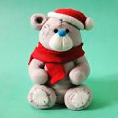 Різдвяний ведмедик Н70 D45 /24шт