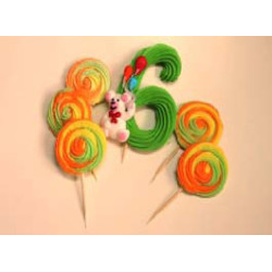 Цифра дитяча №6 / 16шт Цифра дитяча №6 / 16шт