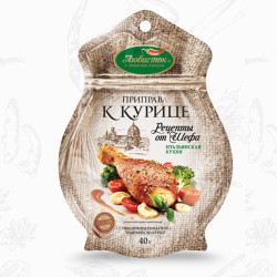 Приправа для курки без солі (ф / п) 40г / 20шт Приправа для курки без солі (ф / п) 40г / 20шт
