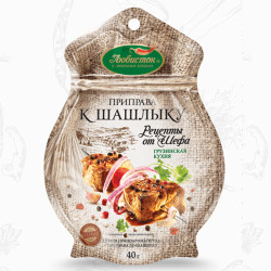 Приправа для шашлику без солі (ф / п) 40г / 20шт Приправа для шашлику без солі (ф / п) 40г / 20шт
