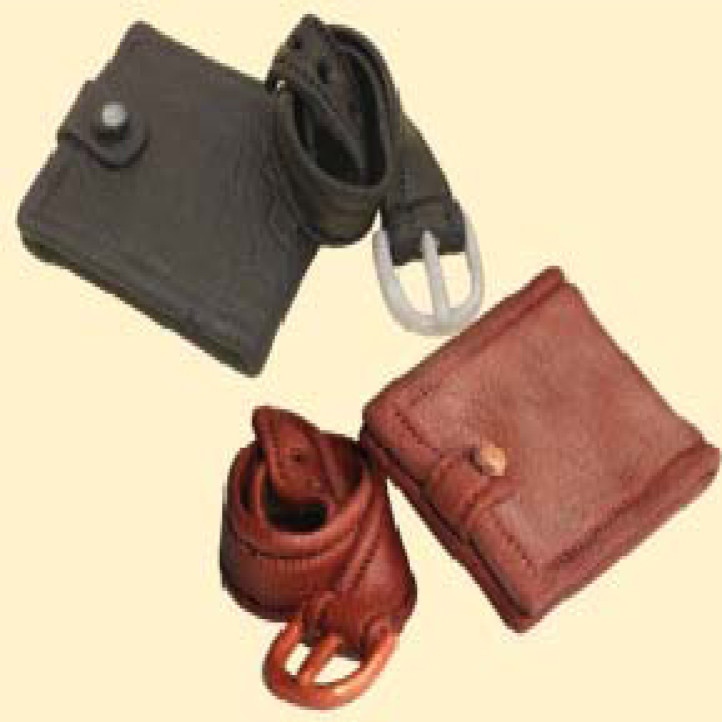 Ремінь та портмоне коричневі /16шт   ***