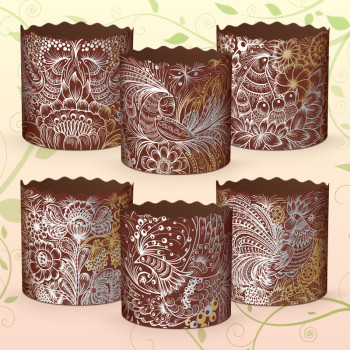 (90х85) Бумажная форма для пасок  