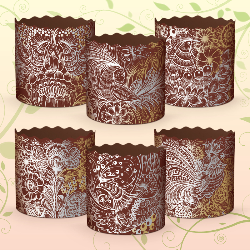 (90х85) Паперова форма для пасок 