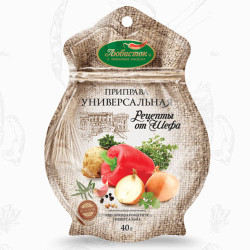 Приправа універсальна без солі (ф / п) 40г / 20шт Приправа універсальна без солі (ф / п) 40г / 20шт