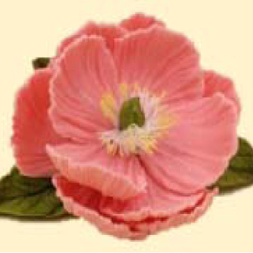 Піон рожевий D = 60 з листочками / 27шт