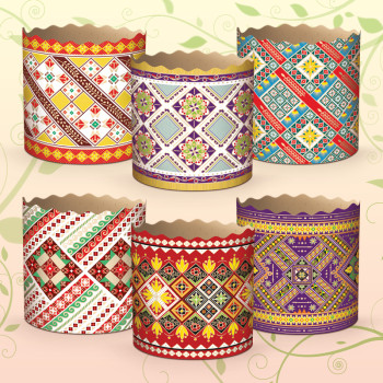 (90х85) Бумажная форма для пасок   