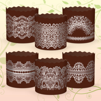 (90х85) Бумажная форма для пасок  