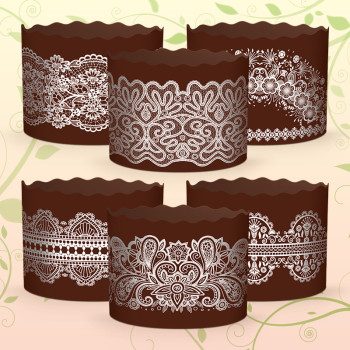 (110х85) Бумажная форма для пасок  