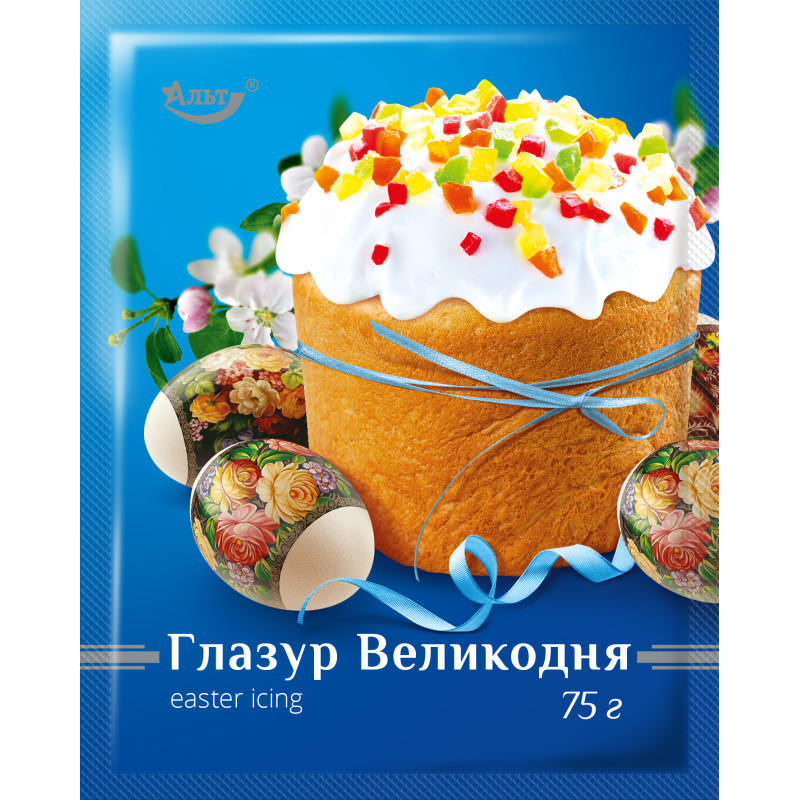 Пасхальна глазур 75г / 90шт
